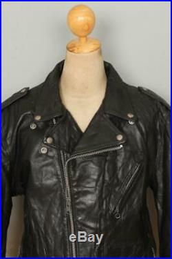 Vtg SCHOTT PERFECTO 115 Cowhide Leather CHP Motorcycle Jacket Size 46