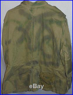 WWII- 1942 -101st Airborne- Vintage US Army Paratrooper Uniform Camo Jump Jacket