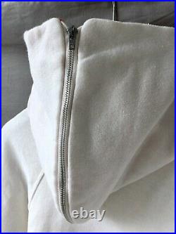 White 60's Hoodie Vtg Zip Hoodie Two Tone Vtg Sweatshirt 50s Coats Clark Zip S36