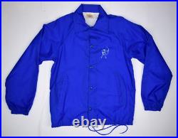 Windbreaker Jacket VTG Auburn 80s Robin Hood Archer Blue Raglan Windbreaker Sz S