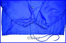 Windbreaker Jacket VTG Auburn 80s Robin Hood Archer Blue Raglan Windbreaker Sz S