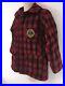 Woolrich Mens 38 Red Plaid Insulated Quilt Lined Vtg USA Wool Field Coat Jacket