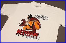 XL NOS vtg 80s 1988 WOLVERINE marvel comic t shirt 22.148
