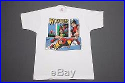XL NOS vtg 80s 1989 WOLVERINE marvel comic t shirt 43.130