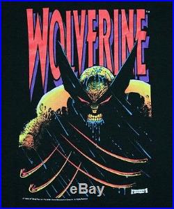 XL NOS vtg 90s 1991 WOLVERINE marvel comic t shirt 24.160