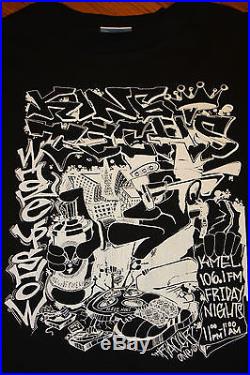 XL NOS vtg 90s 1993 GETO BOYS king techs radio show t shirt rap hip hop SWAY