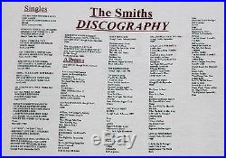 XL NOS vtg 90s THE SMITHS Discography t shirt 51.129