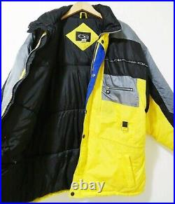 XL Vtg 90s OP Ocean Pacific Y2K Hip Hop Club Cyber Tech Oversize Puffy Jacket XL