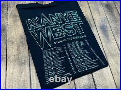 XL original vtg KANYE WEST glow in the dark tour t shirt rap
